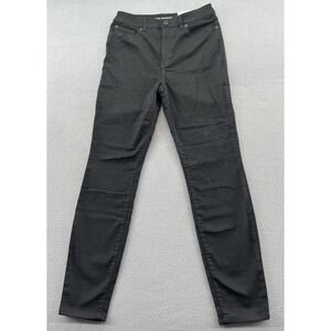 INC Denim Pants Women's Sz 31 Black Essex Super Skinny High Rise